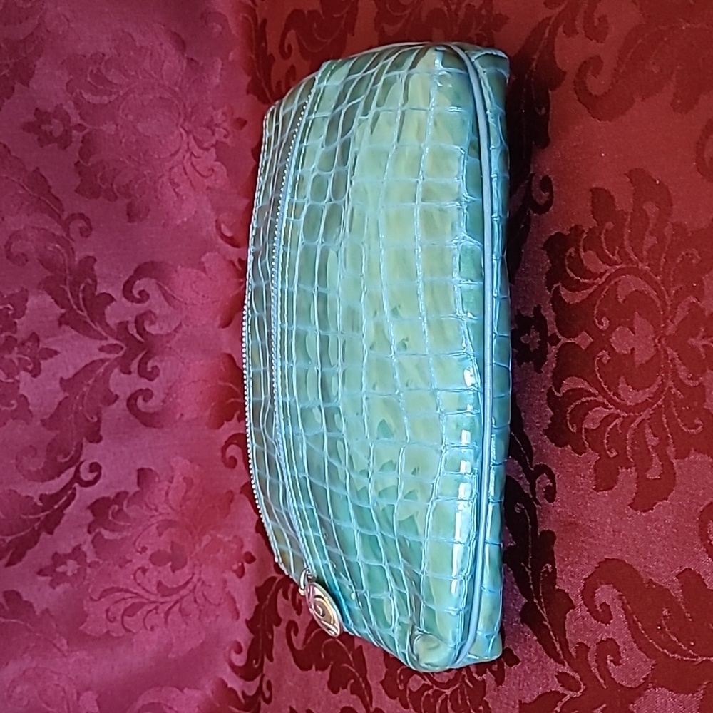 Brighton Teal Twister Zip Pouch Crossbody - Picture 4 of 14